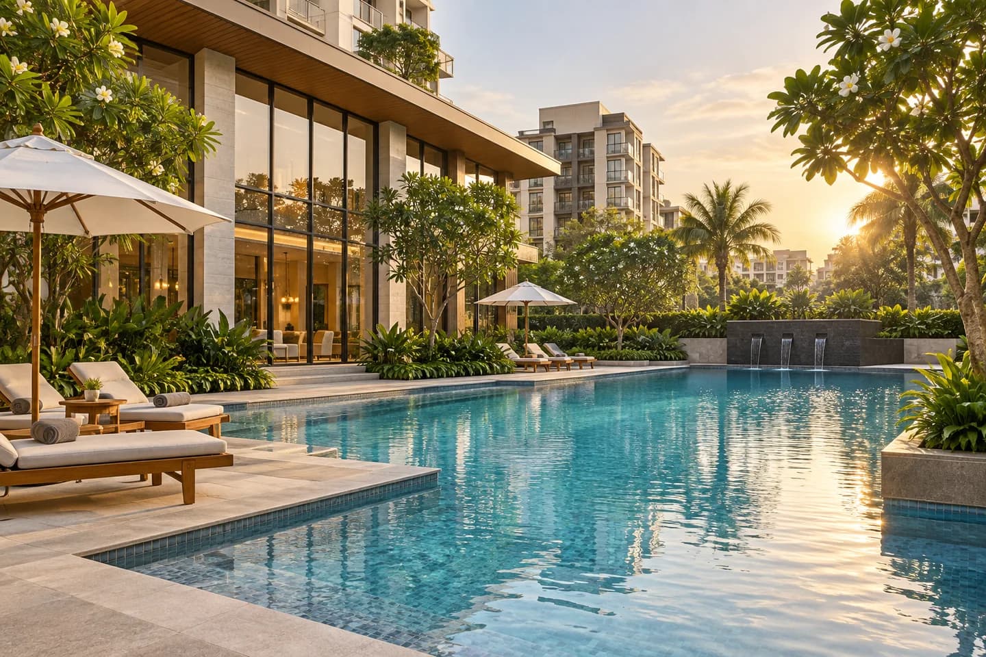 Half-Olympic Swimming Pool — representational visual
